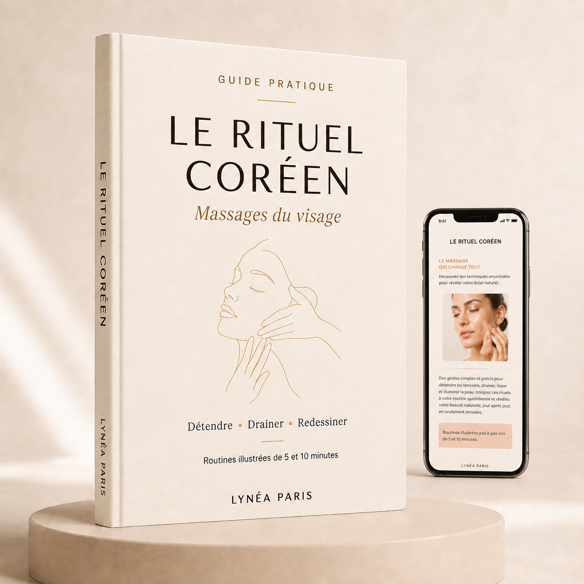 E-book - Gyeongrak — Le massage facial coréen, expliqué geste par geste.